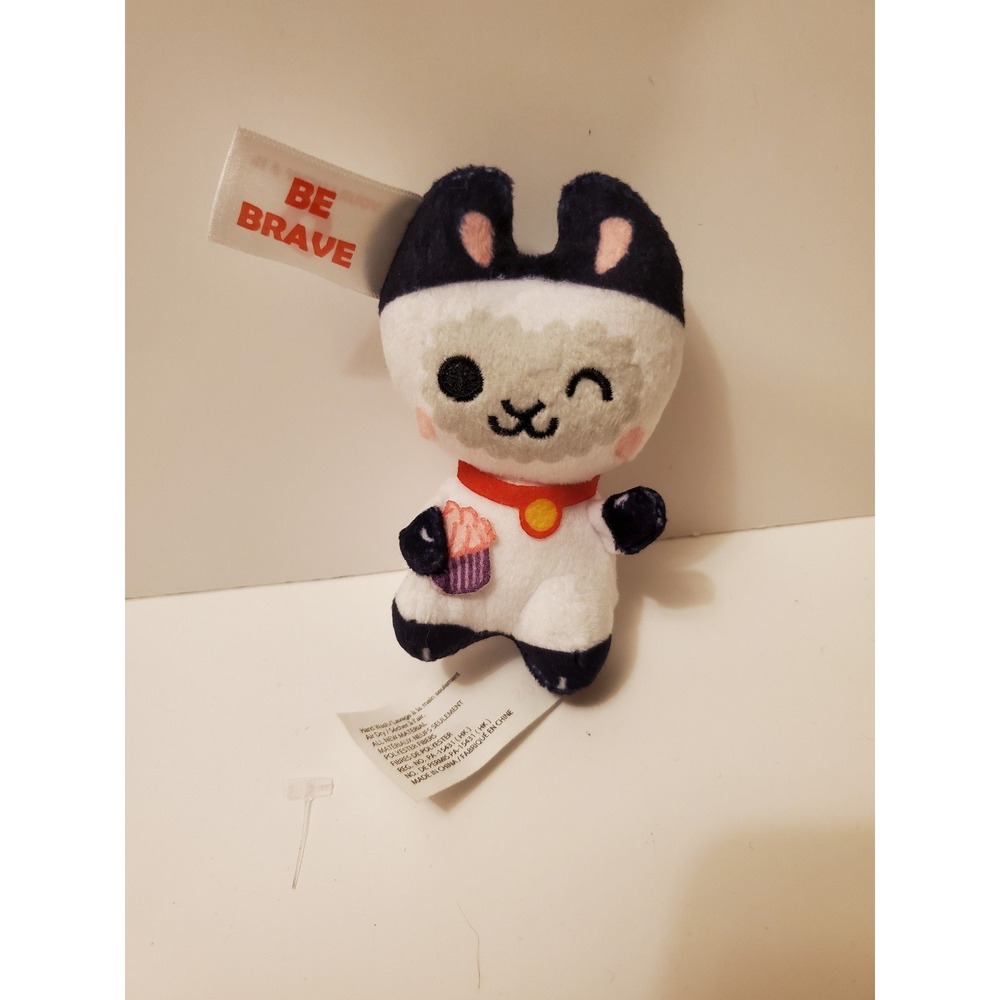 HAPPY FORTUNE WORLD 3.5" Mini Plush Black And White